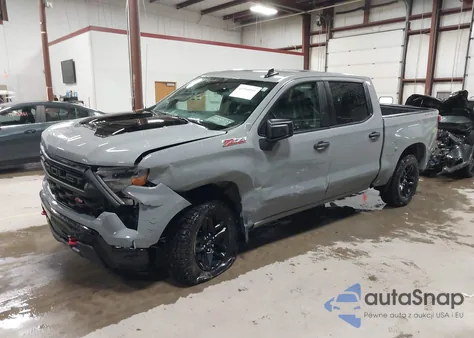 2024 Chevrolet Silverado 1500 4Wd Short Bed Custom Trail Boss из США, поврежденный, VIN 3GCPDCEKXRG334799